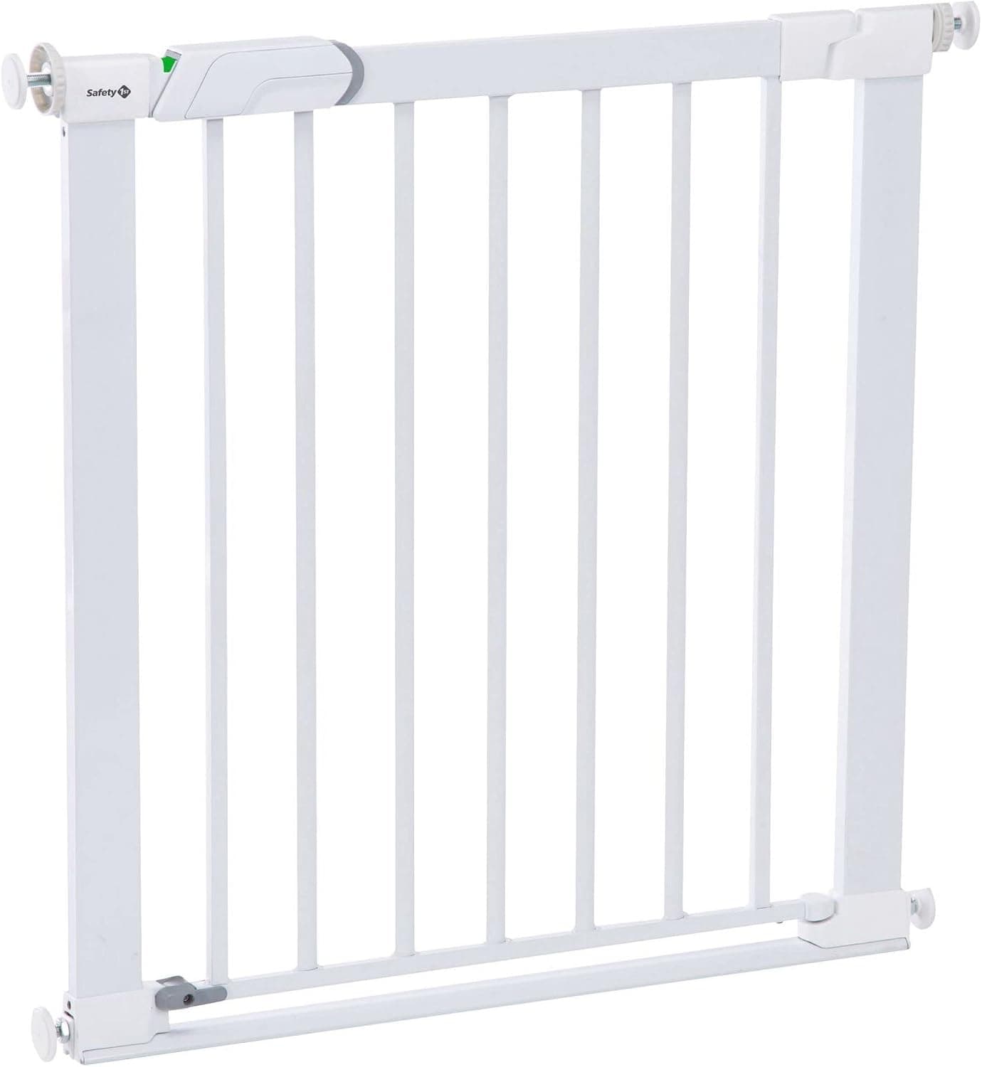 بوابة أمان Safety 1st SecurTech Flat Step بالتثبيت بالضغط، 73-80 سم - أبيض (2443431000)