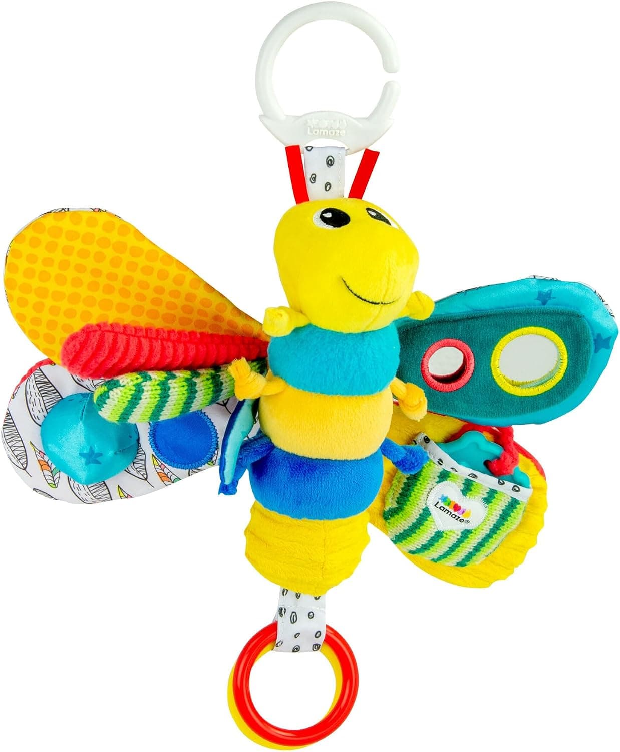 Lamaze Freddie the Firefly Clip-On Sensory Baby Toy (L27024)