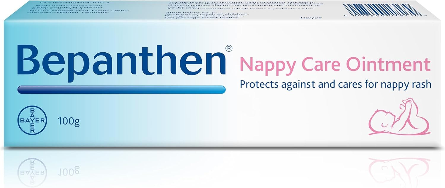 Bepanthen Protective Baby Ointment for Nappy Rash, 100g