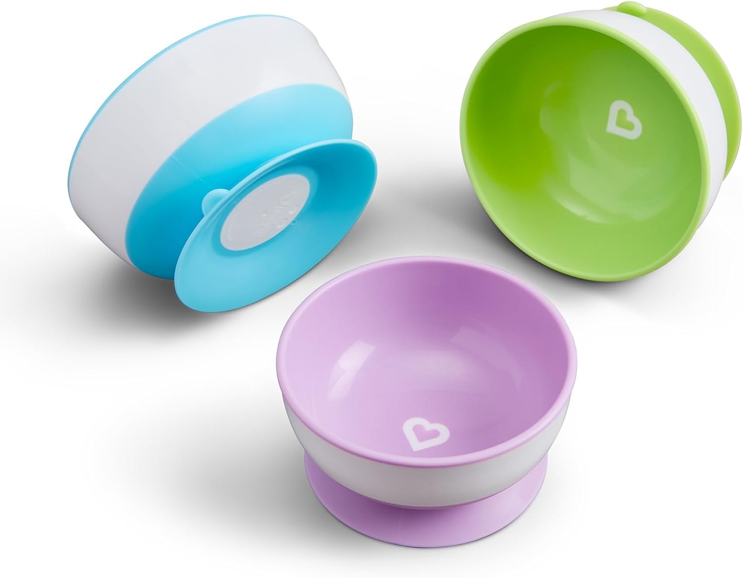 Munchkin Stay Put Suction Bowls, 3 Pack