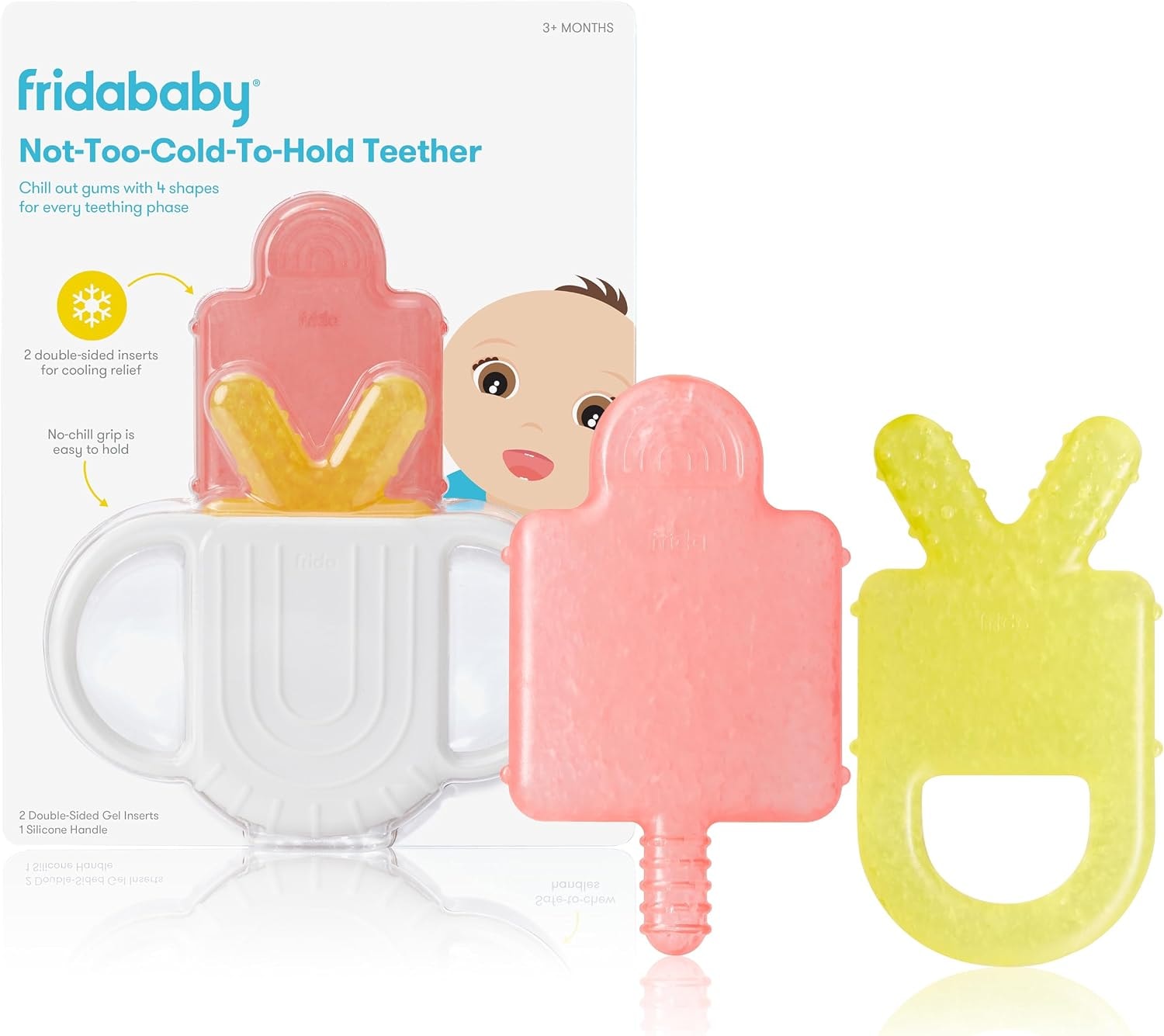 Frida Baby Not-Too-Cold-to-Hold Silicone Teether