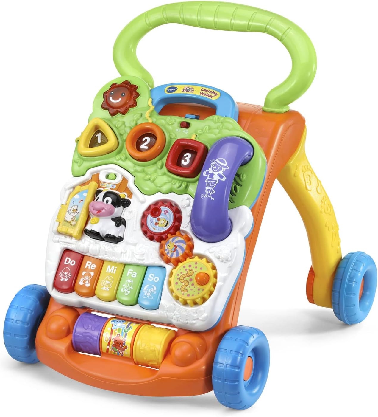 مشّاية التعلّم VTech Sit-to-Stand - برتقالي (80-077001)