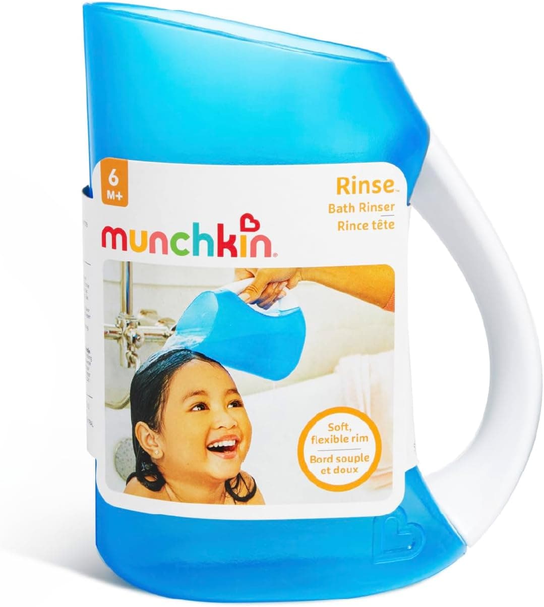 كوب شطف الشعر للأطفال من مانشكن - أزرق (Munchkin Rinse)