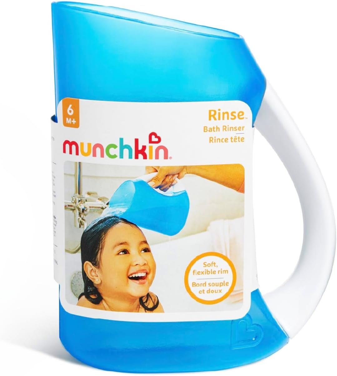 كوب شطف الشعر للأطفال من مانشكن - أزرق (Munchkin Rinse)